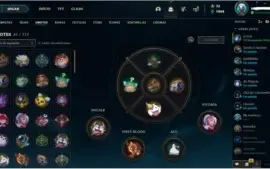 Conta com muitas skins GOLD IV