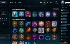 Conta com muitas skins GOLD IV