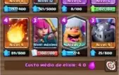 Conta Clash Royale Arena Lendária com 12 cartas Lendárias!