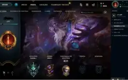 Conta lol platina 1 150 skins