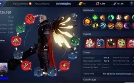 Conta MIR4 - Guerreiro LVL 90 - 126k Power - Servidor SA