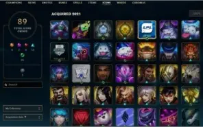 Conta lol Gold IV  - 30 skins - 52 champs - SKIN RARA com RP