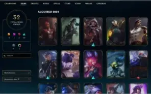 Conta lol Gold IV  - 30 skins - 52 champs - SKIN RARA com RP