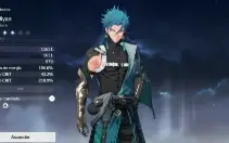Jiyan Lv70+Arma Assinatura Lv70 + 10950 Cristal