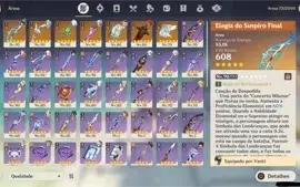 CONTA  AR58- 13 personagens T5 e 7 armas T5