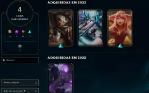 Conta lol Diamante 2 top 1%