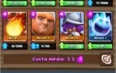 Conta Clash Royale nv 9 - Arena 9 - 3 lendárias