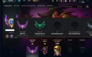 Mestre com 90 Champs e 19 Skins +1 Prestigio