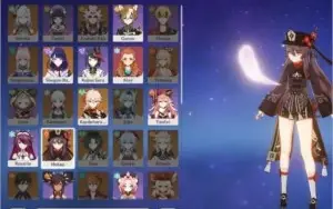 Conta Genshin AR53, com hutao + 7 personagens 5 estrelas.
