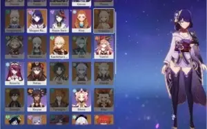 Conta Genshin AR53, com hutao + 7 personagens 5 estrelas.