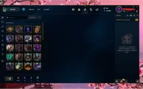 League of legends -platina 4 41 k de essencia azul 10 gemas