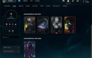 Conta LOL - Mestre