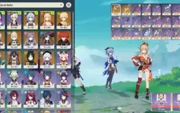 Genshin Impact com Ganyu+Bis