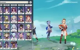 Genshin Impact com Ganyu+Bis