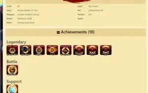 CONTA AQW,43 ARMORS AC, CLASS RARA, POUCOS ACHIEVEMENTS