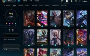 CONTA LVL 335 TODOS OS CAMPEÕES  48 SKIN EPICAS