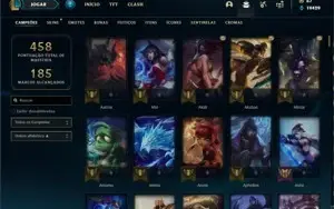 CONTA LVL 335 TODOS OS CAMPEÕES  48 SKIN EPICAS