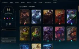 Conta de league of legends