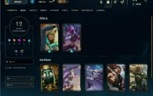Ouro 4 com 45 Champs e 12 Skins ( MAIN ADC )