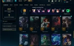 Ouro 4 com 45 Champs e 12 Skins ( MAIN ADC )