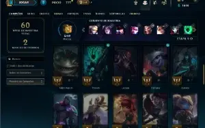 Ouro 4 com 45 Champs e 12 Skins ( MAIN ADC )