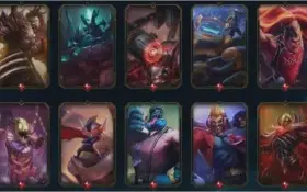 CONTA LEAGUE OF LEGENDS 290 SKINS E DIAMANTE 4