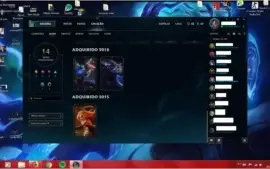 Conta lol Platina IV lvl 54, 36 campeões