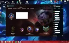 Conta lol Platina IV lvl 54, 36 campeões