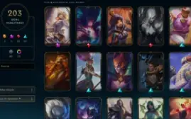 Conta Com 5 Anos, 203 Skins, Level 296 E Gold 4