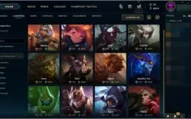 CONTA  - GOLD II - PLATINA IV (FLEX) - 52 SKINS - 133 CHAMP