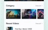 Source Flutter Mini OTT - TV ao vivo, filmes, vídeos, rádios