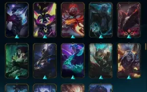 Conta LOL, MMR Gold, 163 Skins (Mid/Jungle/Top), All champs