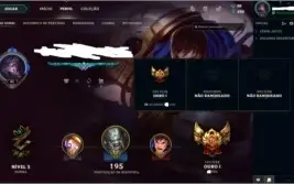 Vendo conta smurf borda de platina sem ter feito a md10