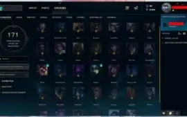 conta de lol 53 skins com kayle juiza