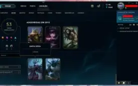 conta de lol 53 skins com kayle juiza