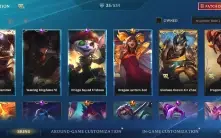 Conta de WildRift Main ADC e muitas Skins