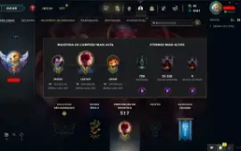 Conta LOL LVL 224 | 160 Campeões| 91 Skins |UNRANKED| 2016