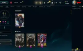 Conta LOL LVL 224 | 160 Campeões| 91 Skins |UNRANKED| 2016