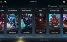 WILD RIFT MESTRE 56 SKINS; {6 LENDÁRIAS}; LENDA ARAM