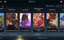 WILD RIFT MESTRE 56 SKINS; {6 LENDÁRIAS}; LENDA ARAM