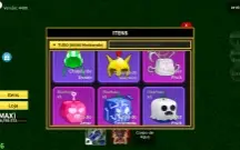 Conta blox fruit nível Max com várias coisas