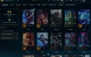 Ferro, Lvl 30, Upada Na Mão, 6 Skins! 50 Campeões, Honra 4