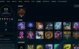 Ferro, Lvl 30, Upada Na Mão, 6 Skins! 50 Campeões, Honra 4