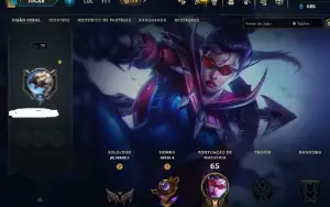 Ferro, Lvl 30, Upada Na Mão, 6 Skins! 50 Campeões, Honra 4