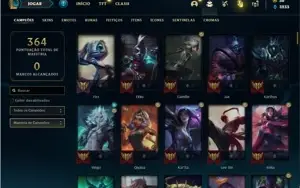 Conta platina 3 com 133 Champs e 58 Skins