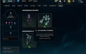 Conta platina 3 com 133 Champs e 58 Skins