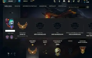 Ouro 4 com TODOS os champs e 273 Skins ( MAIN ADC / JG )