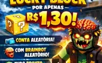 💥 LUCKY BLOCK POR APENAS R$1,30 💥 Isso mesmo, 1 real e 30