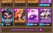 Conta 3600 coroas, lvl 10, líder de clã com 32000 troféus