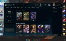 vendo conta de lol lvl 326
